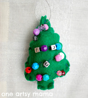 Handmade Holidays: LC’s Felt Tree Ornaments