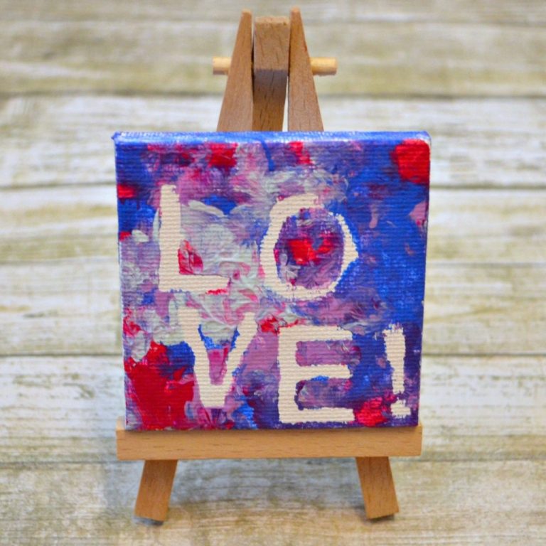 Miniature “LOVE” Canvas Art