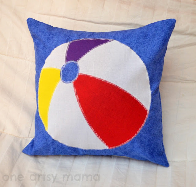 Beach Ball Pillow and a Silhouette Promotion!