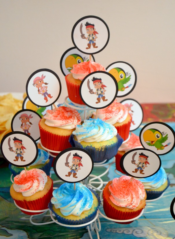 Pirate Party: Jake & the Neverland Pirates Cupcakes