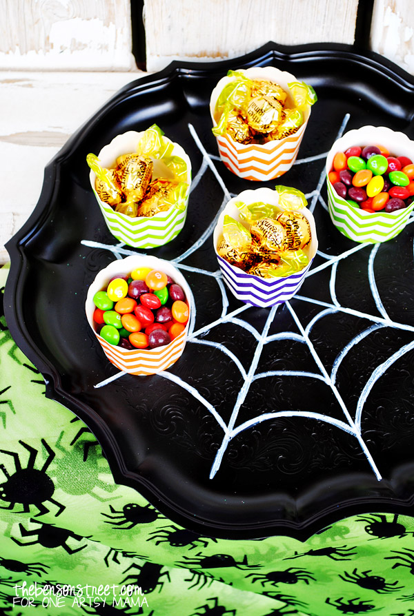 Spider Web Serving Tray