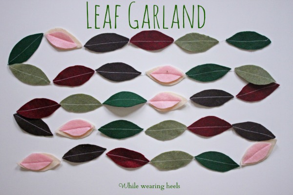 leaf garland 013ps