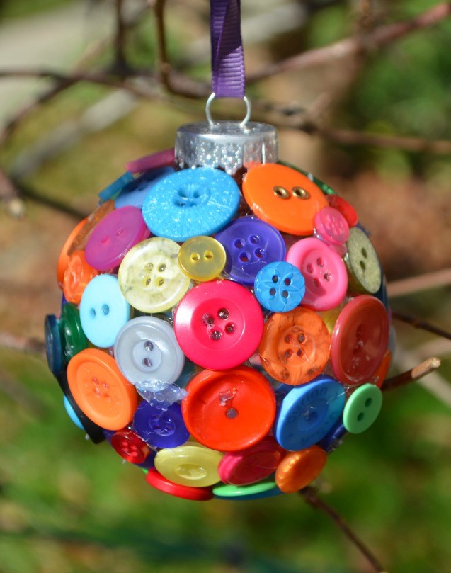 DIY Button Ornament