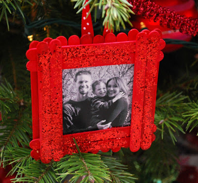 Photo frame ornament