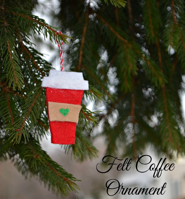Felt Coffee Ornament
