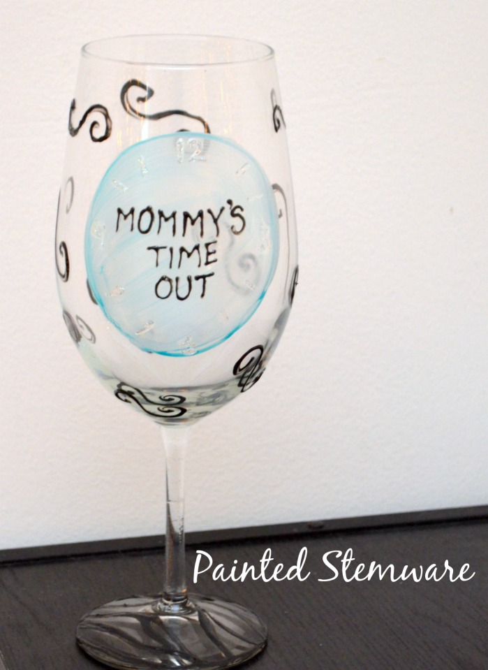 Mommy's Time Out Glass