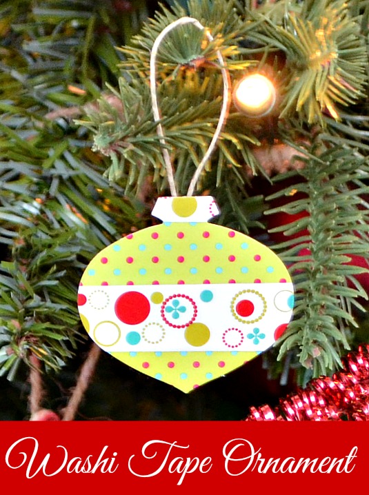 Washi Tape Ornament