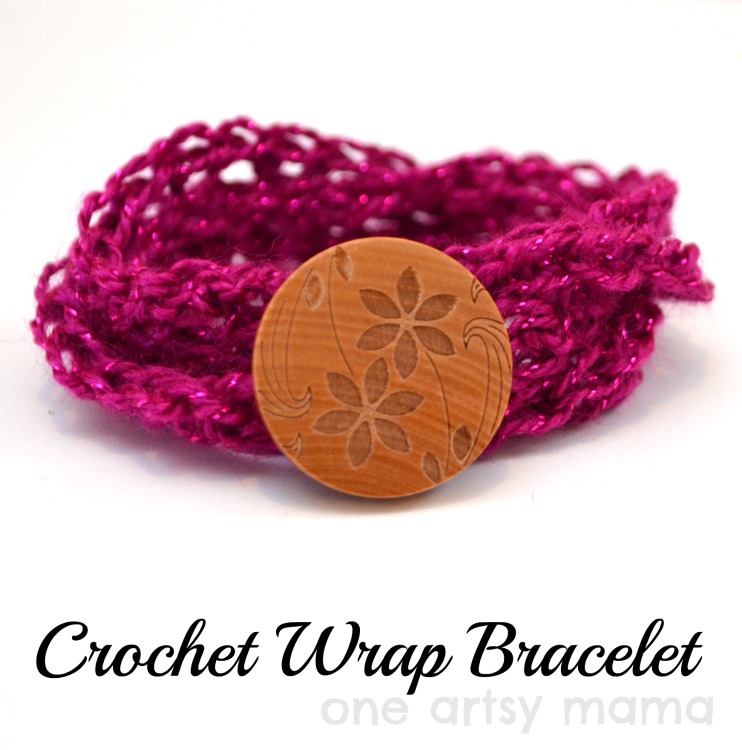 Easy Crochet Wrap Bracelet