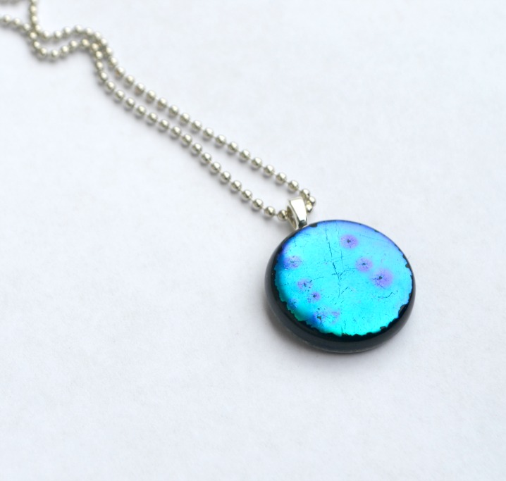 Dichroic Glass Pendants with the Fuseworks Microwave Kiln