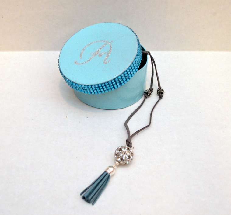Monogram Jewelry Box & Statement Necklace