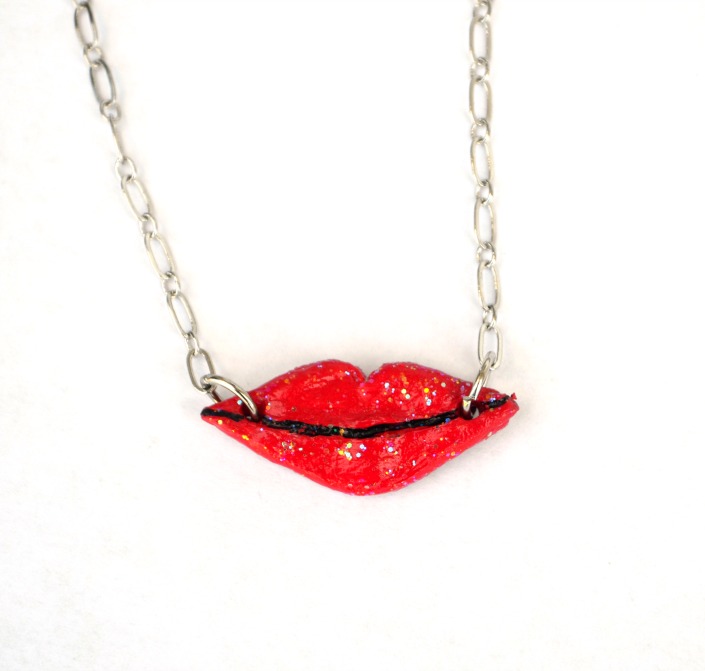 Lips Necklace
