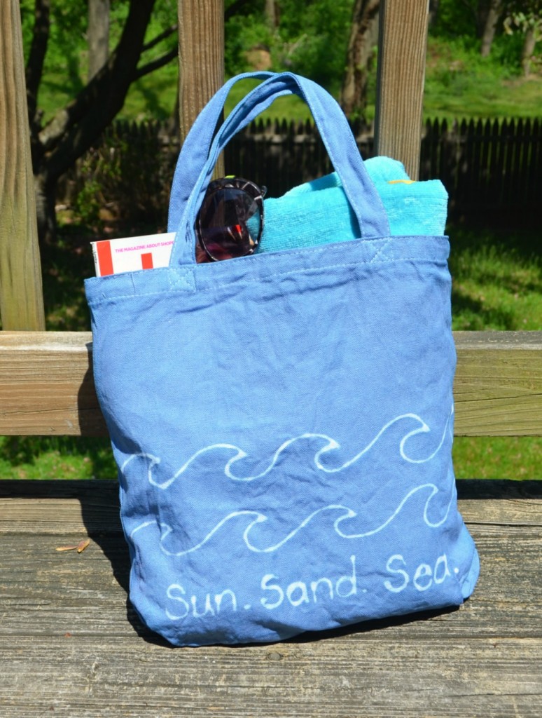 Dye Resist Beach Bag