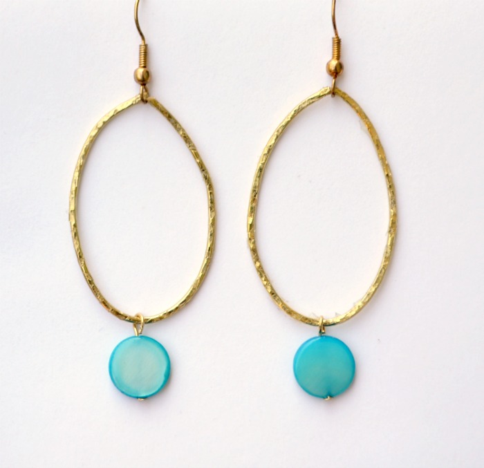 Oval Wire & Bead Statement Earrings: My Stitch Fix Knock-off