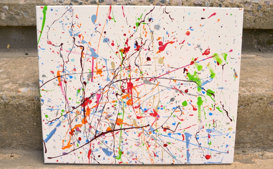 Color Your Summer: Pollock-Inspired Splatter Art