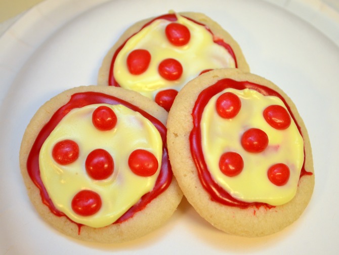 TMNT Pizza Cookies {and other Party Snack Ideas}