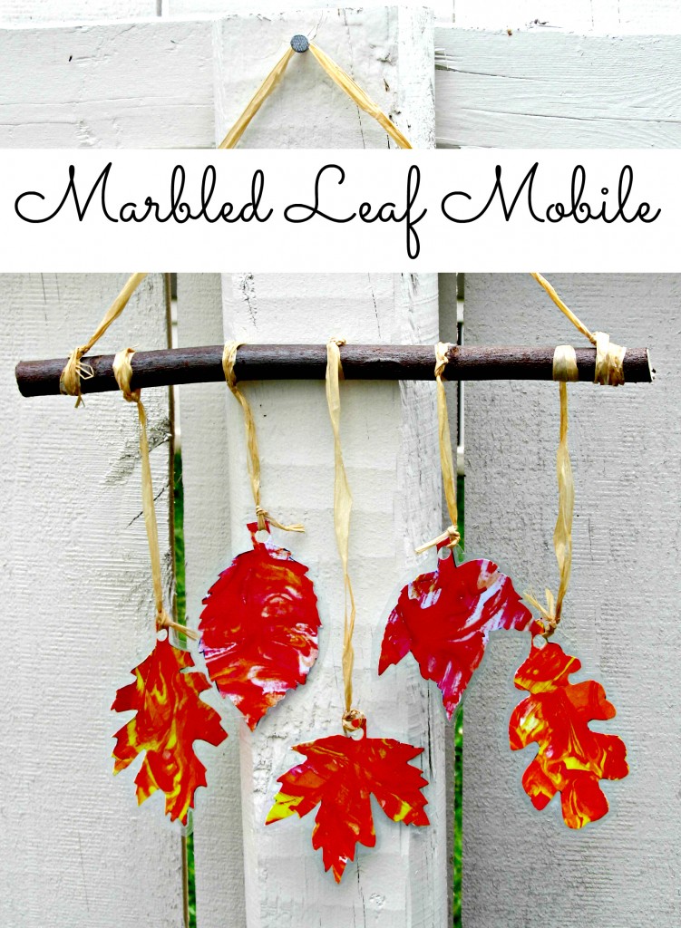 Marbled Leaf Mobile