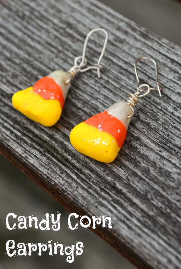 Candy Corn Earrings