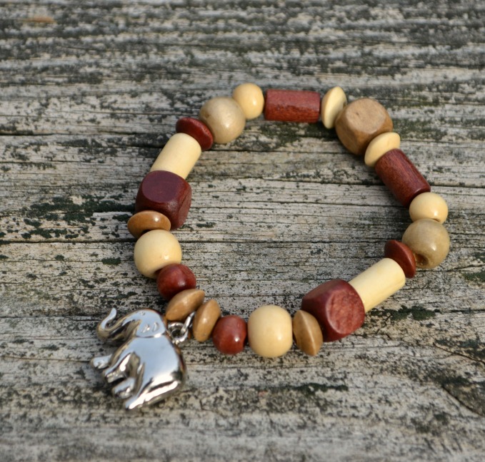 Wooden Elephant Bracelet