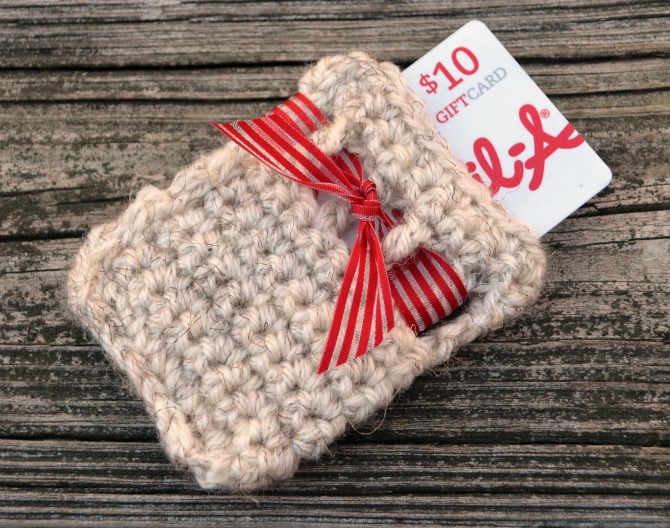 Crochet Gift Card Holder
