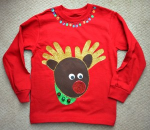 DIY Ugly Sweater: Reindeer Edition - Amy Latta Creations