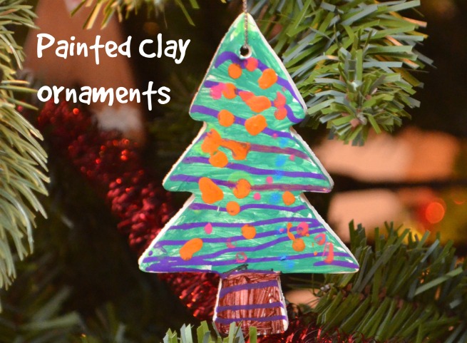 Painted Clay Ornaments