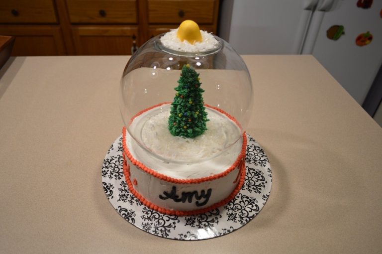 Snow Globe Cake & a Cakes.com Giveaway!