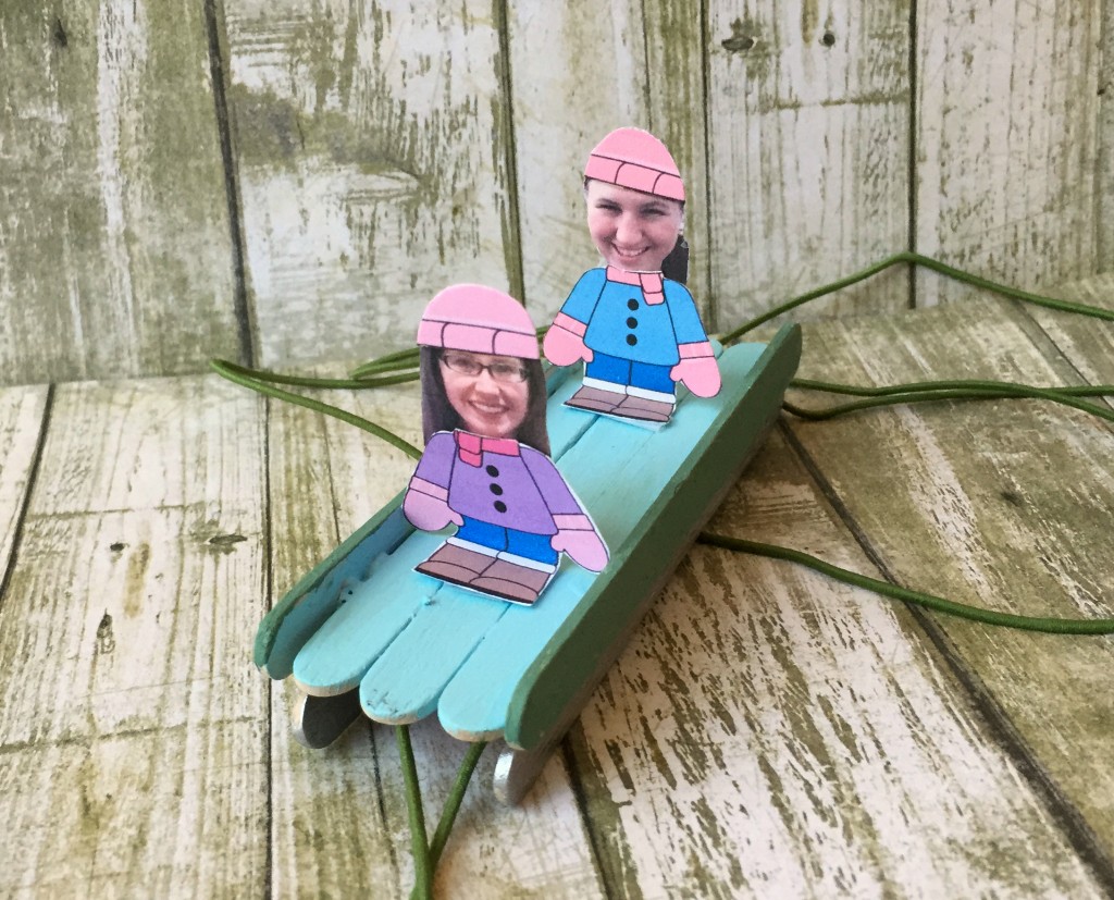 Wooden Sled Toy