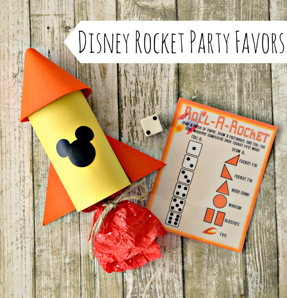Disney Rocket Party Favors