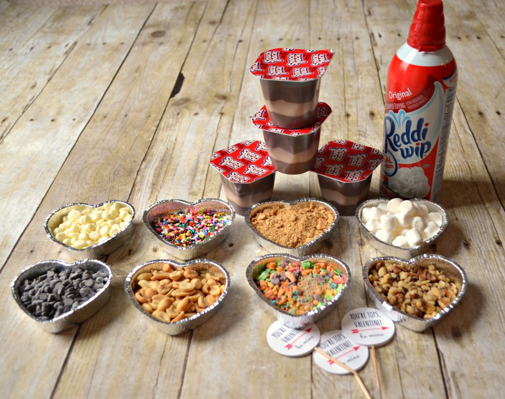Snack Pack Pudding Toppings Bar
