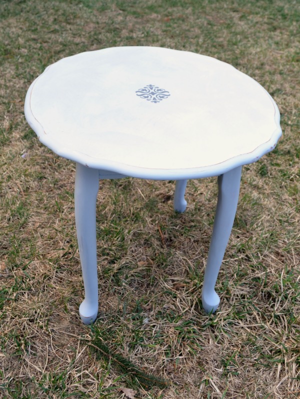 Chalk Painted End Table