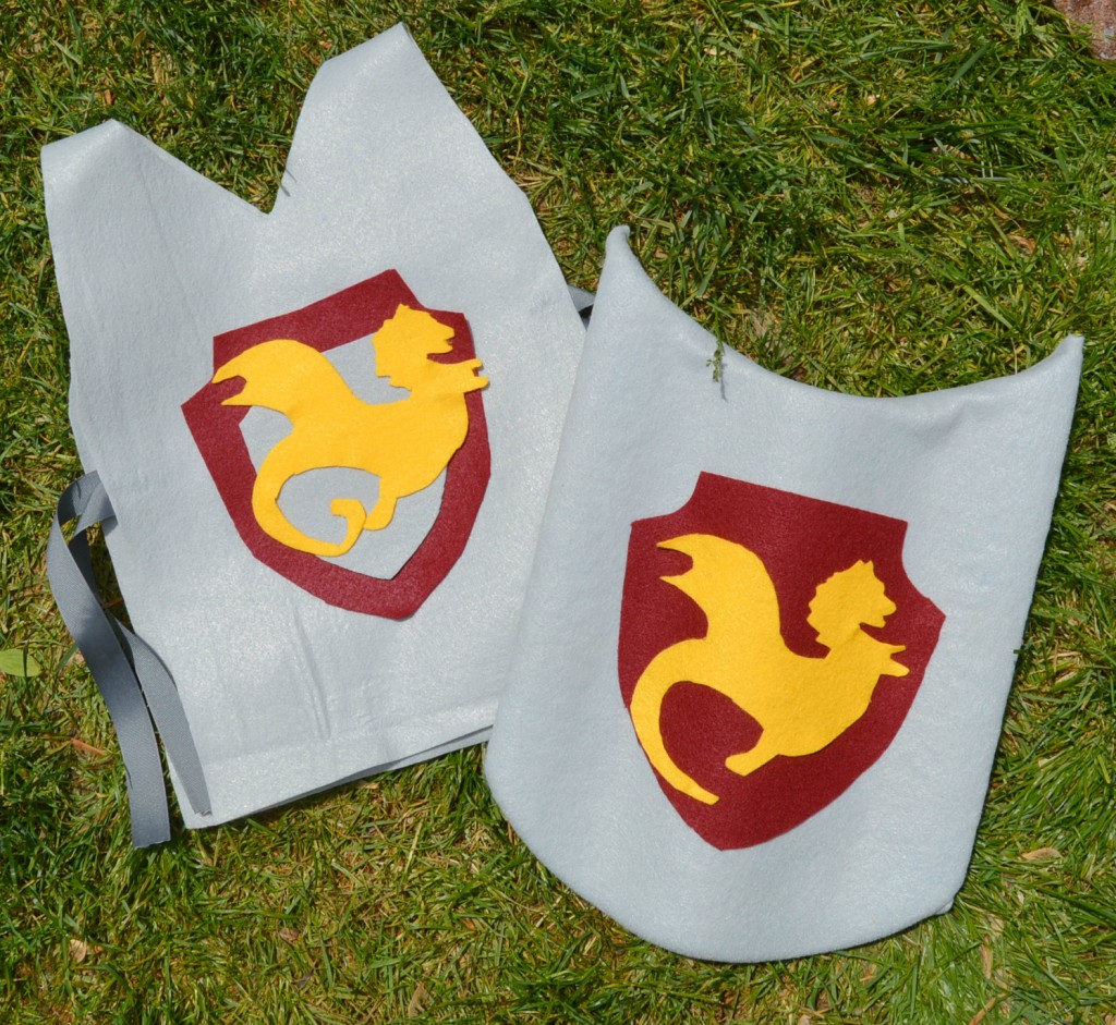 Knights and Dragons Party: Knight Tunics and Shields