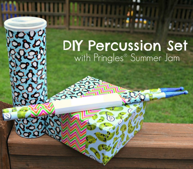 DIY Percussion Set with Pringles Summer Jam