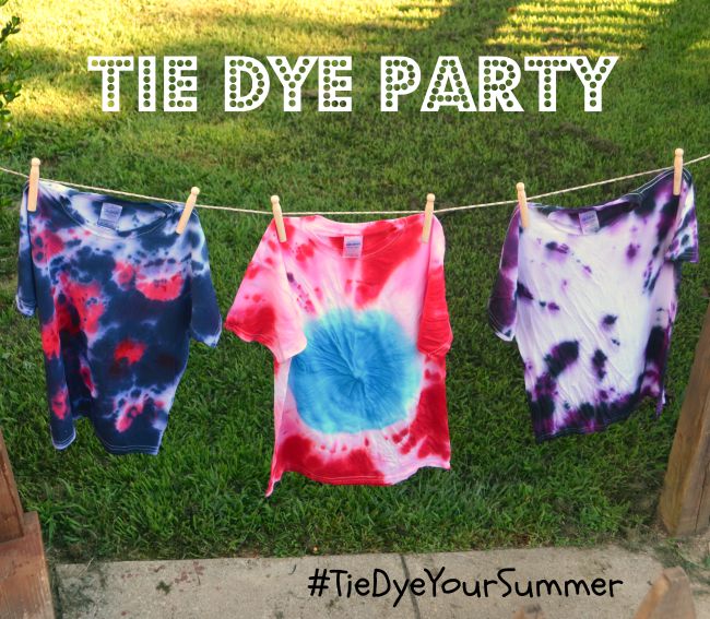 How to host a Tie Dye Party (step by step guide) 