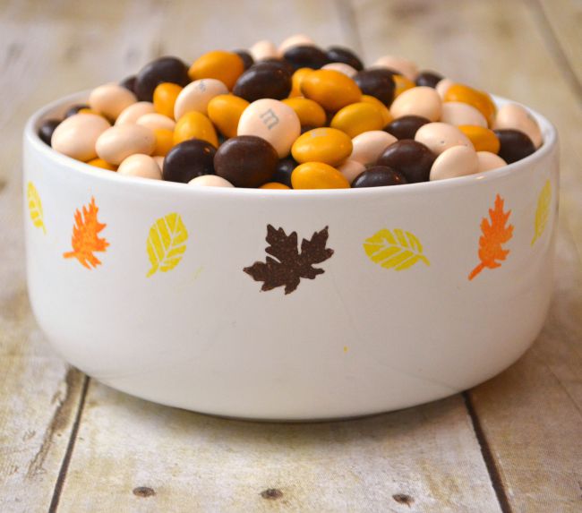 Painted Fall Bowl