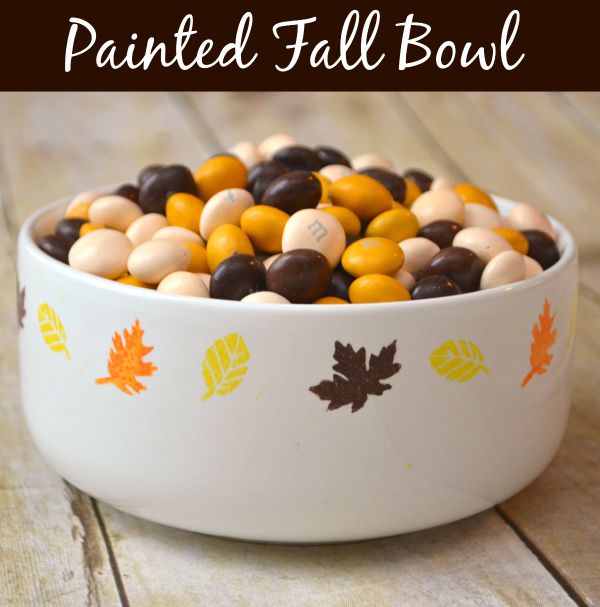 Painted Fall Bowl