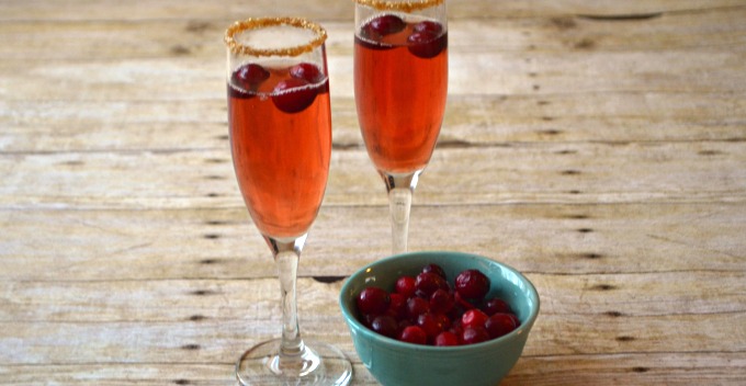 Cranberry Apple Sparklers Cocktail