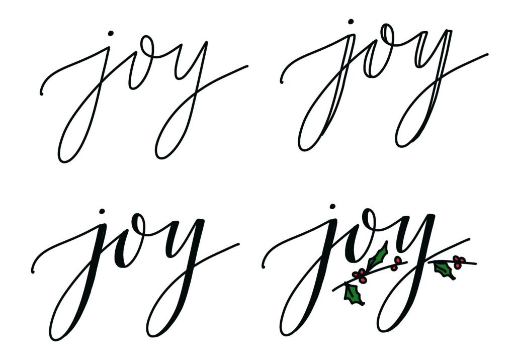 Joy Ruth Lettering Basic Hand Lettering: JOY - Amy Latta Creations