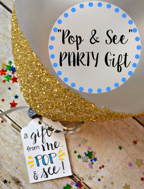 Pop and See Party Balloon Gift Idea