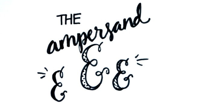 Basic Hand Lettering: The Ampersand