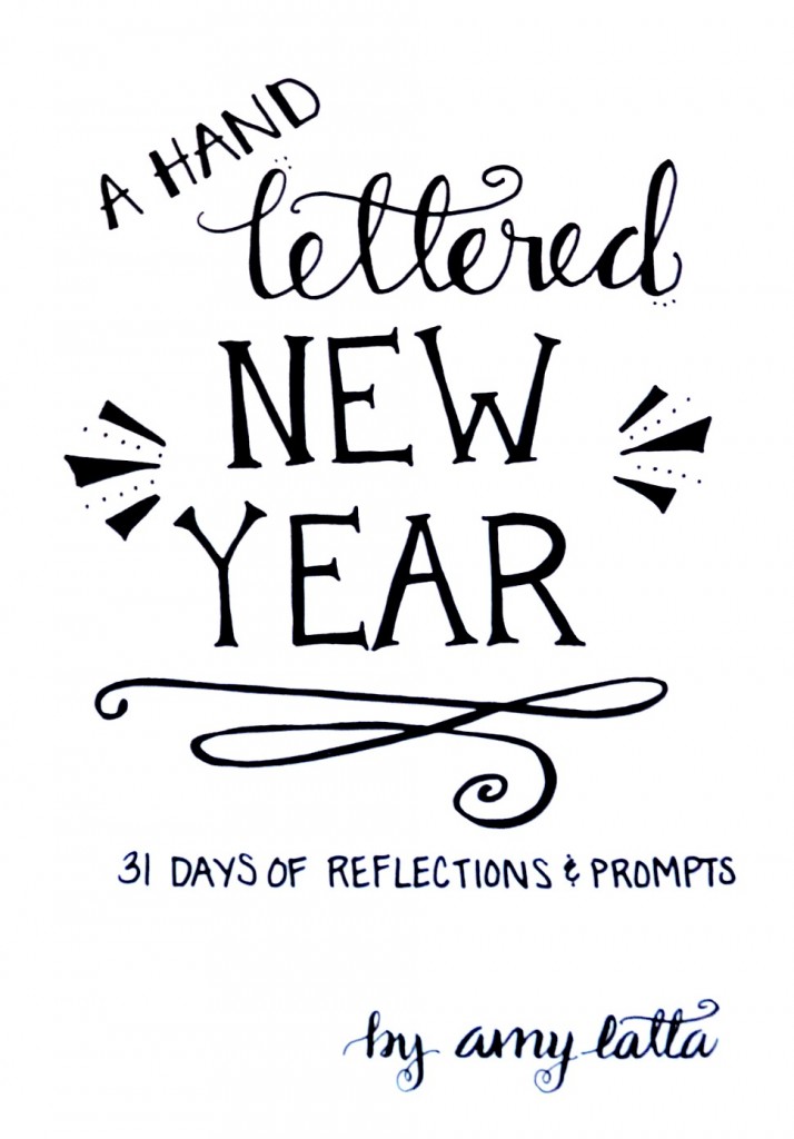 Hand Lettered New Year