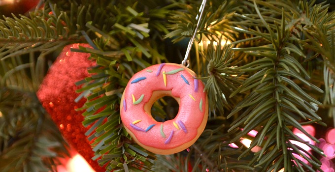 Clay Donut Ornament