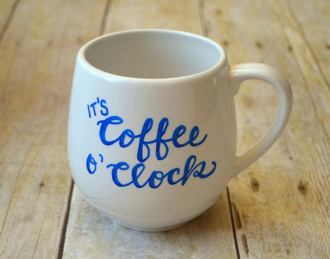 Coffee o'clock mug
