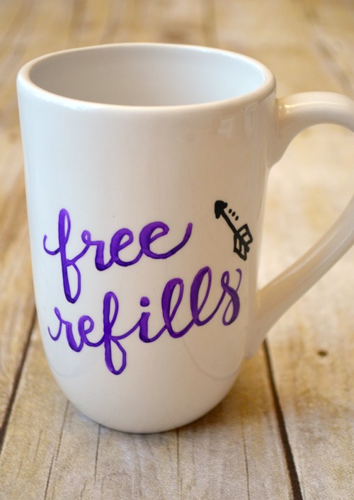 Free Refills coffee mug