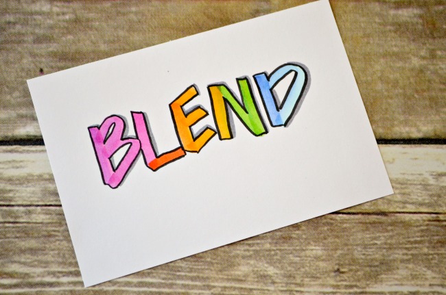 Blending Palette for Hand Lettering