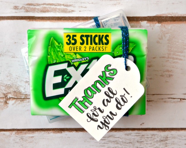 Extra Gum Hand Lettered Gift