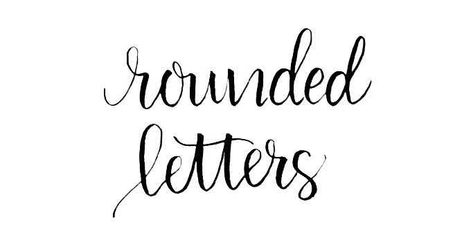 Beginner Brush Lettering: Rounded Letters