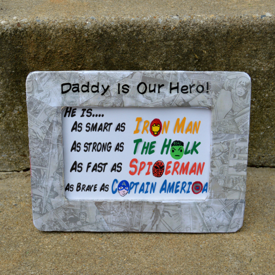 Father's Day Superhero Art