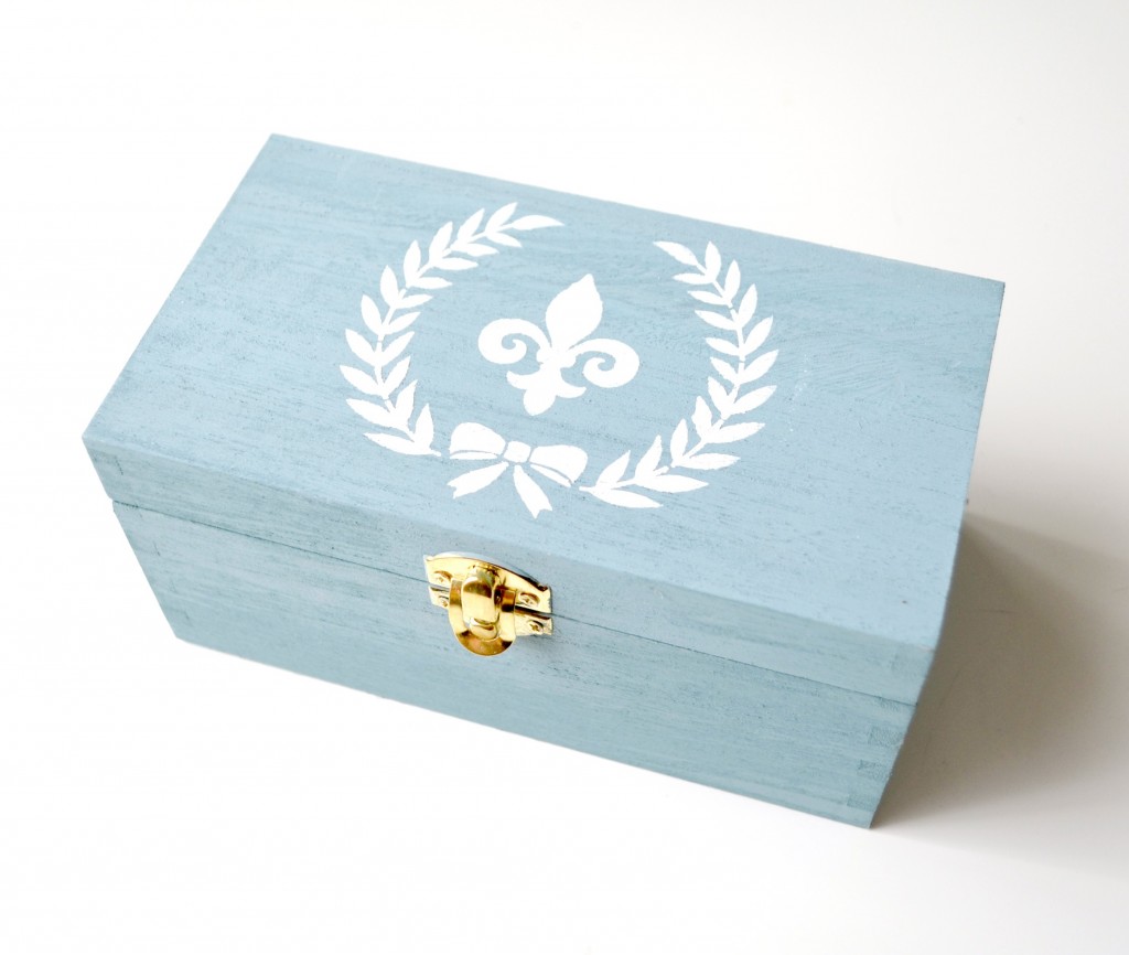 Painted Stenciled Box