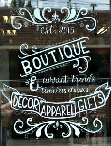 Hand Lettering: Shop Window - Amy Latta Creations