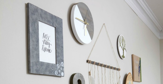 Faux Concrete Gallery Wall Frame